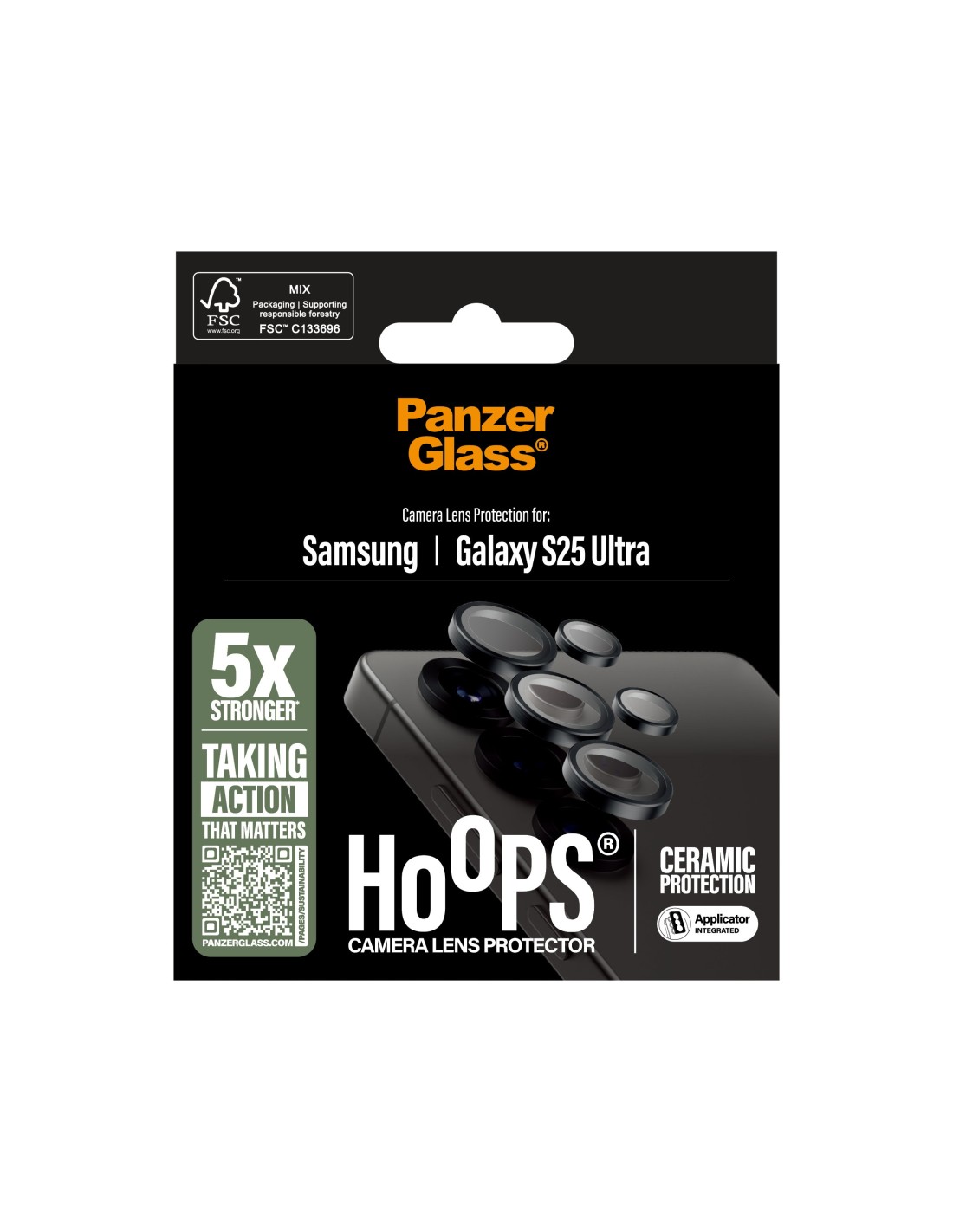 Panzerglass Ceramic Hoops Rings Samsung Galaxy S25 Ultra