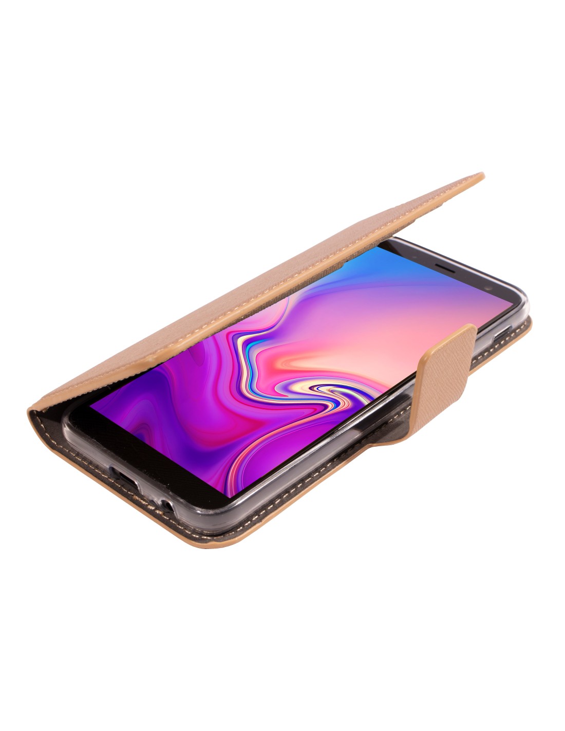 Mobiparts Saffiano Wallet Case Samsung Galaxy J6 (2018) Copper