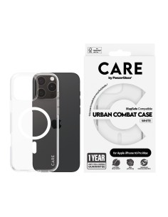 CARE by PanzerGlass Flagship Case Transparent Urban Combat w. White MagSafe iPhone 16 Pro Max 2
