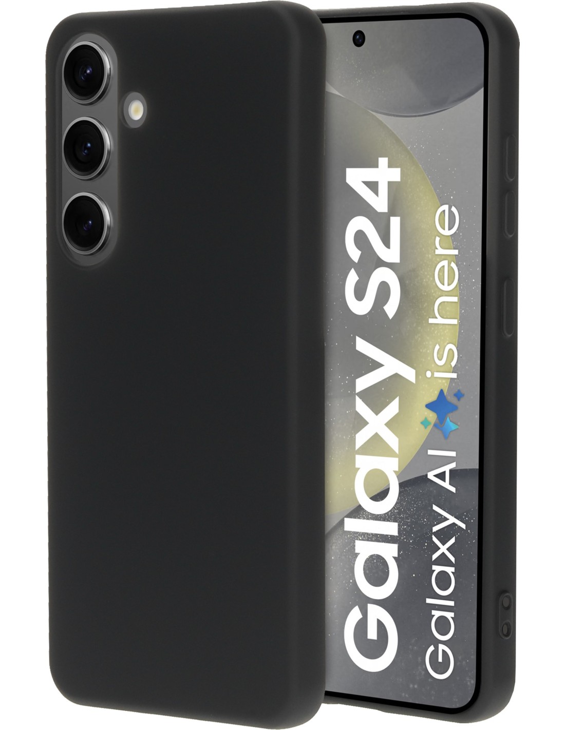 Mobiparts Silicone Cover Samsung Galaxy S24 Black