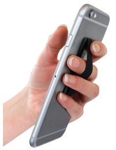 Mobiparts Smartphone & Tablet Elastic Grip Handle Black