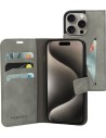 Mobiparts Classic Wallet Case Apple iPhone 15 Pro Granite Grey
