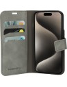 Mobiparts Classic Wallet Case Apple iPhone 15 Pro Granite Grey