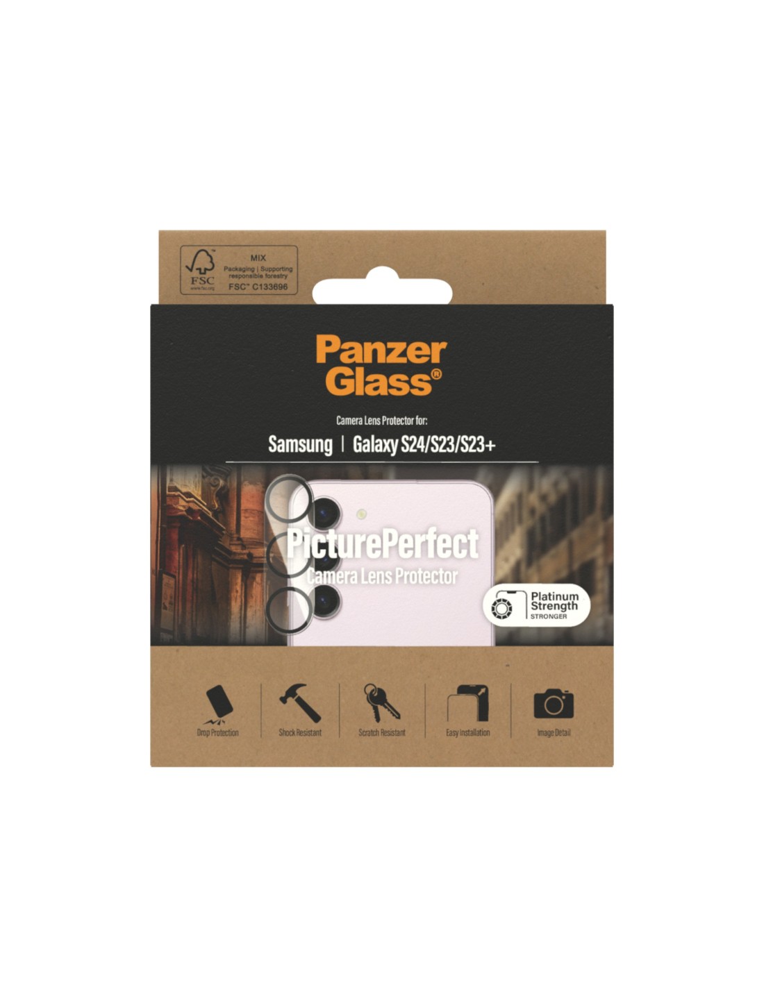 PanzerGlass Picture Perfect Camera Lens Protector Samsung Galaxy S23 S23 Plus