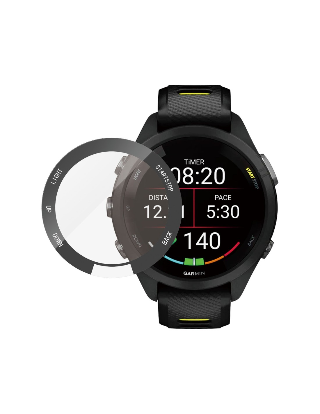 PanzerGlass Garmin Forerunner 265s Black