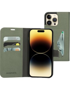 Mobiparts Classic Wallet Case Apple iPhone 14 Pro Max Stone Green