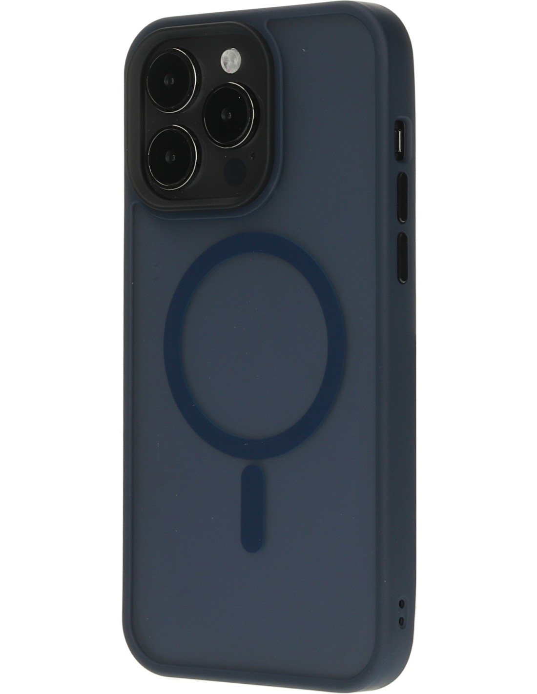 Mobiparts Hardcover Apple iPhone 15 Pro Max Satin Blue (Magsafe Compatible)