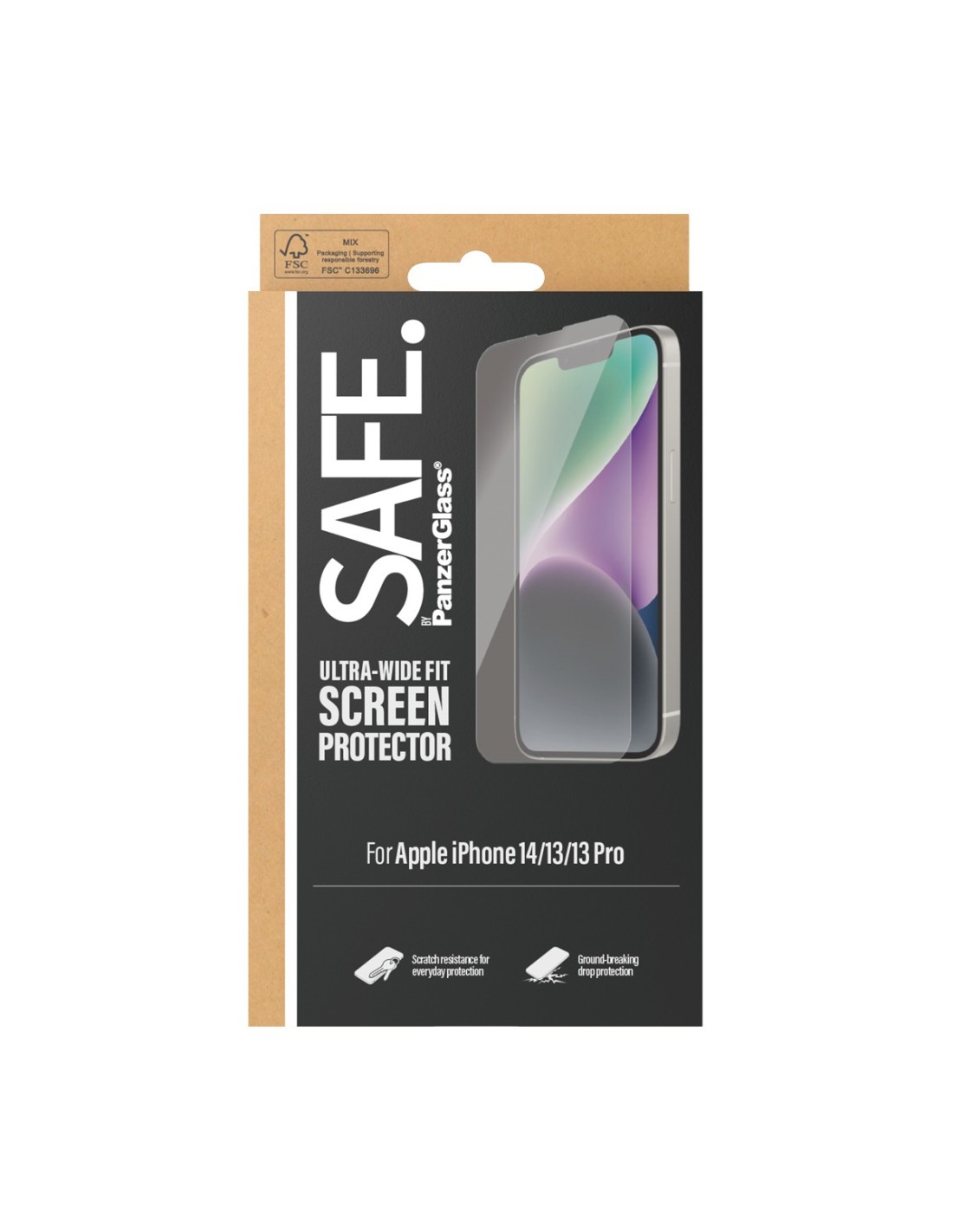 SAFE by Panzerglass Apple iPhone 14 13 13 Pro - Ultra-Wide-Fit
