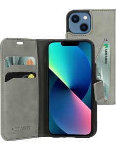 Mobiparts Classic Wallet Case Apple iPhone 13 Mini Granite Grey