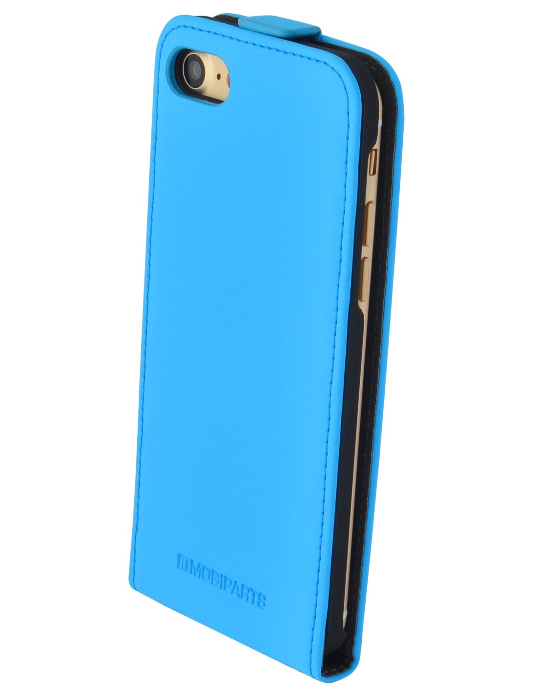 Mobiparts Premium Flip Case Apple iPhone 7 8 SE (2020 2022) Light Blue