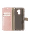 Mobiparts Saffiano Wallet Case Samsung Galaxy A6 Plus (2018) Pink