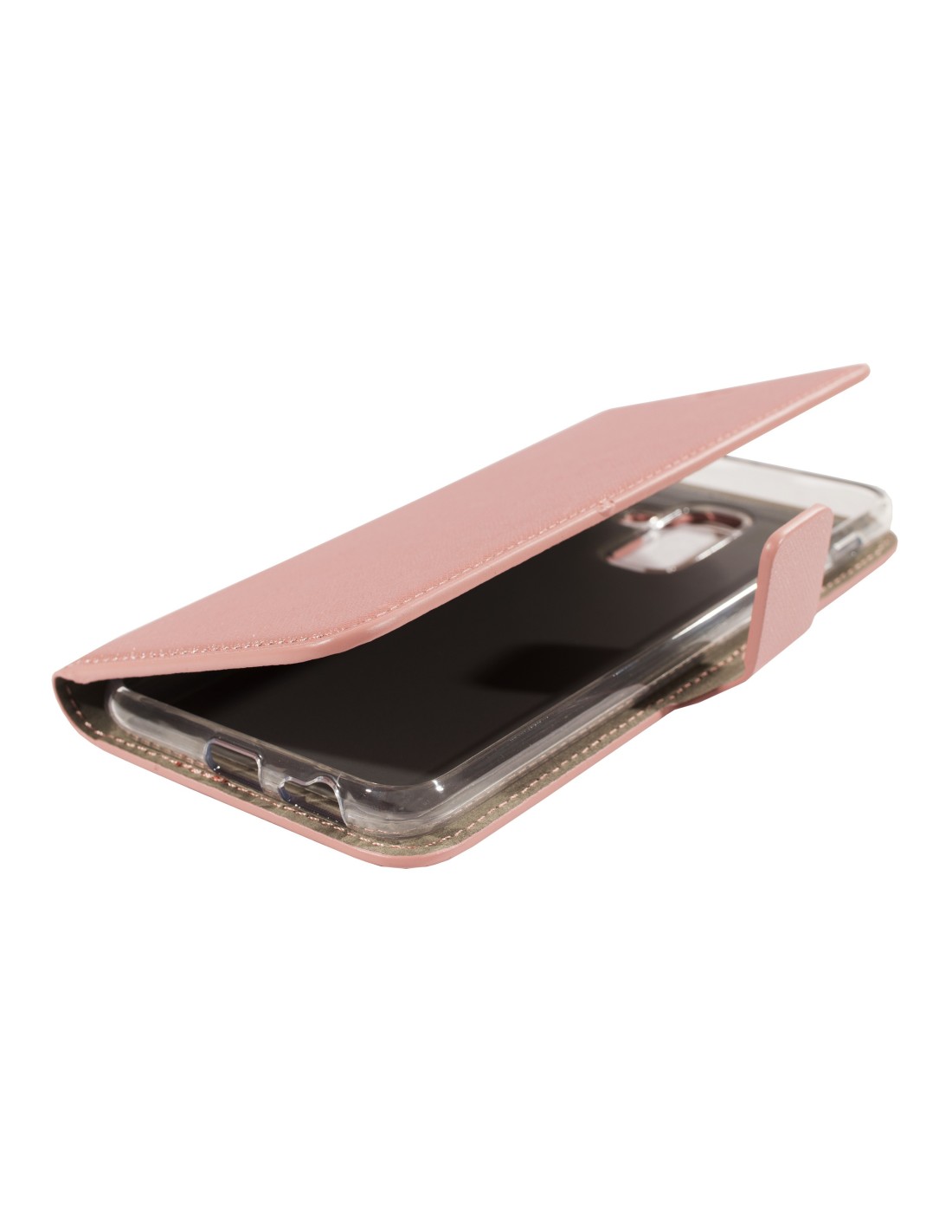 Mobiparts Saffiano Wallet Case Samsung Galaxy A6 Plus (2018) Pink