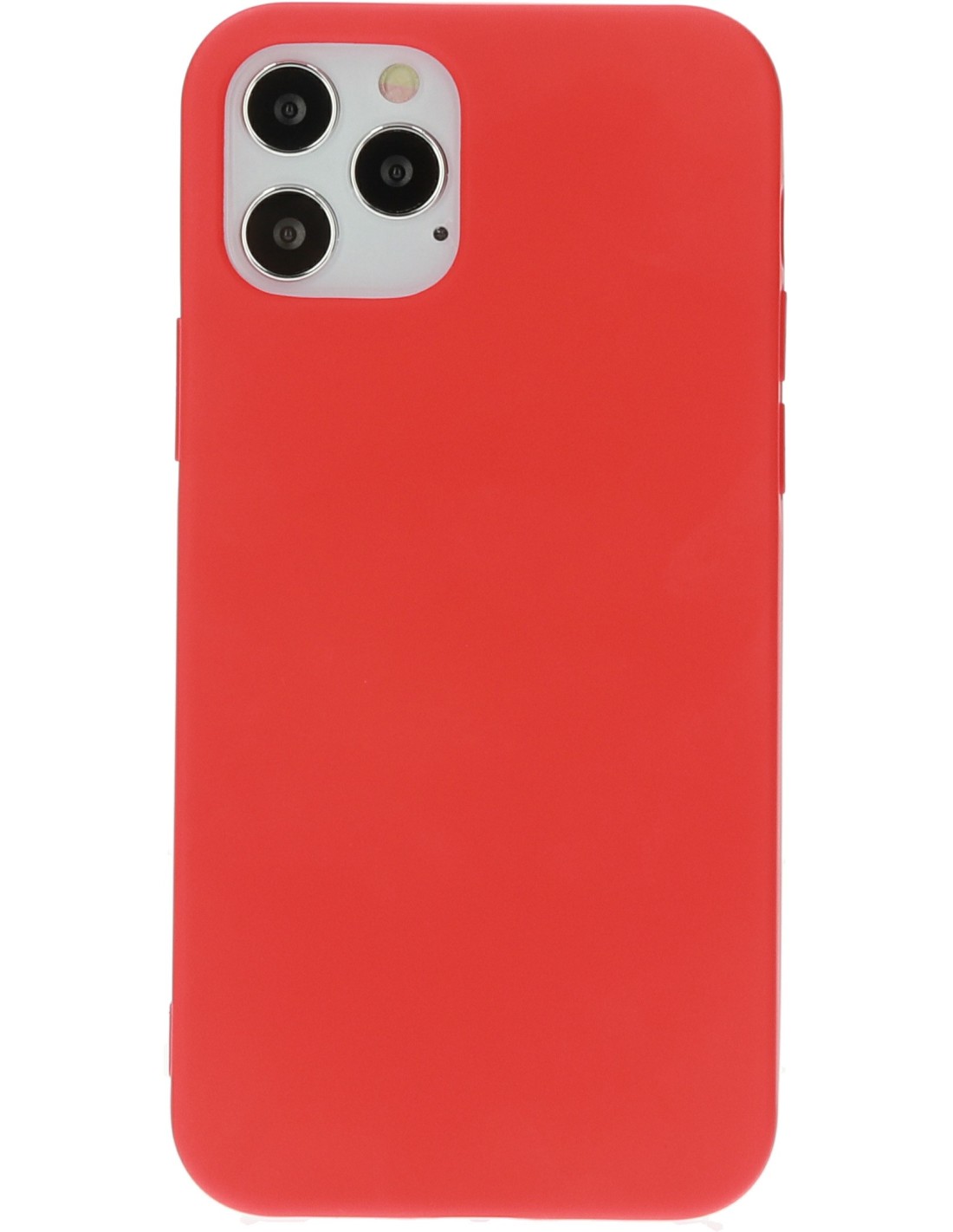 Mobiparts Silicone Cover Apple iPhone 12 12 Pro Scarlet Red