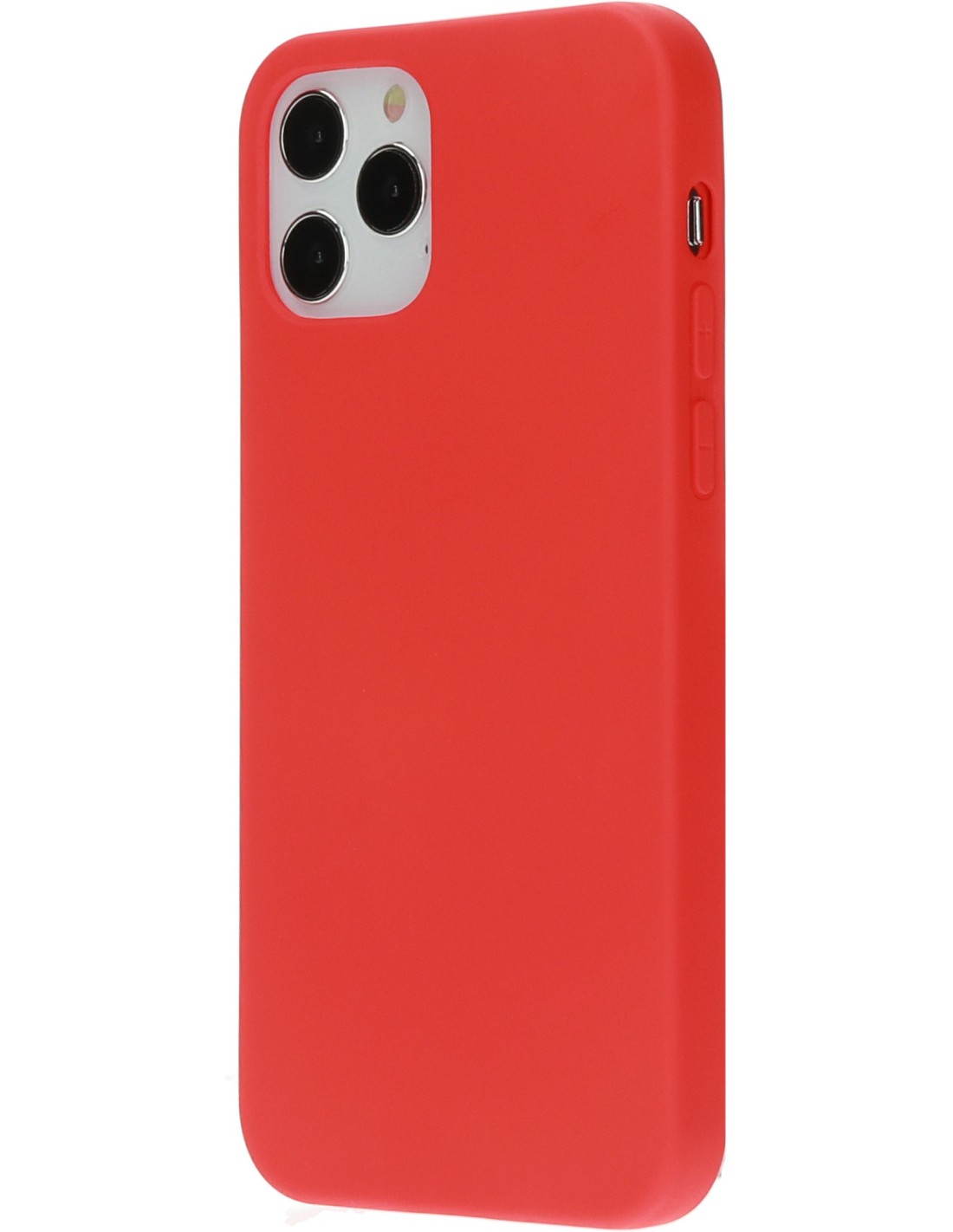 Mobiparts Silicone Cover Apple iPhone 12 12 Pro Scarlet Red