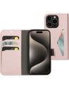 Mobiparts Classic Wallet Case Apple iPhone 15 Pro Pink