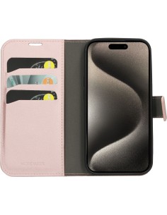 Mobiparts Classic Wallet Case Apple iPhone 15 Pro Pink 2