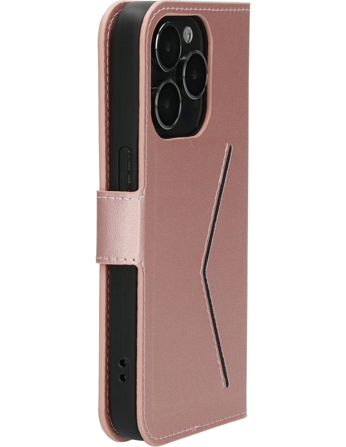 Mobiparts Classic Wallet Case Apple iPhone 15 Pro Pink