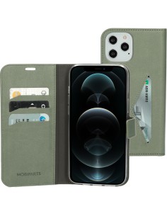 Mobiparts Classic Wallet Case Apple iPhone 12 Pro Max Stone Green
