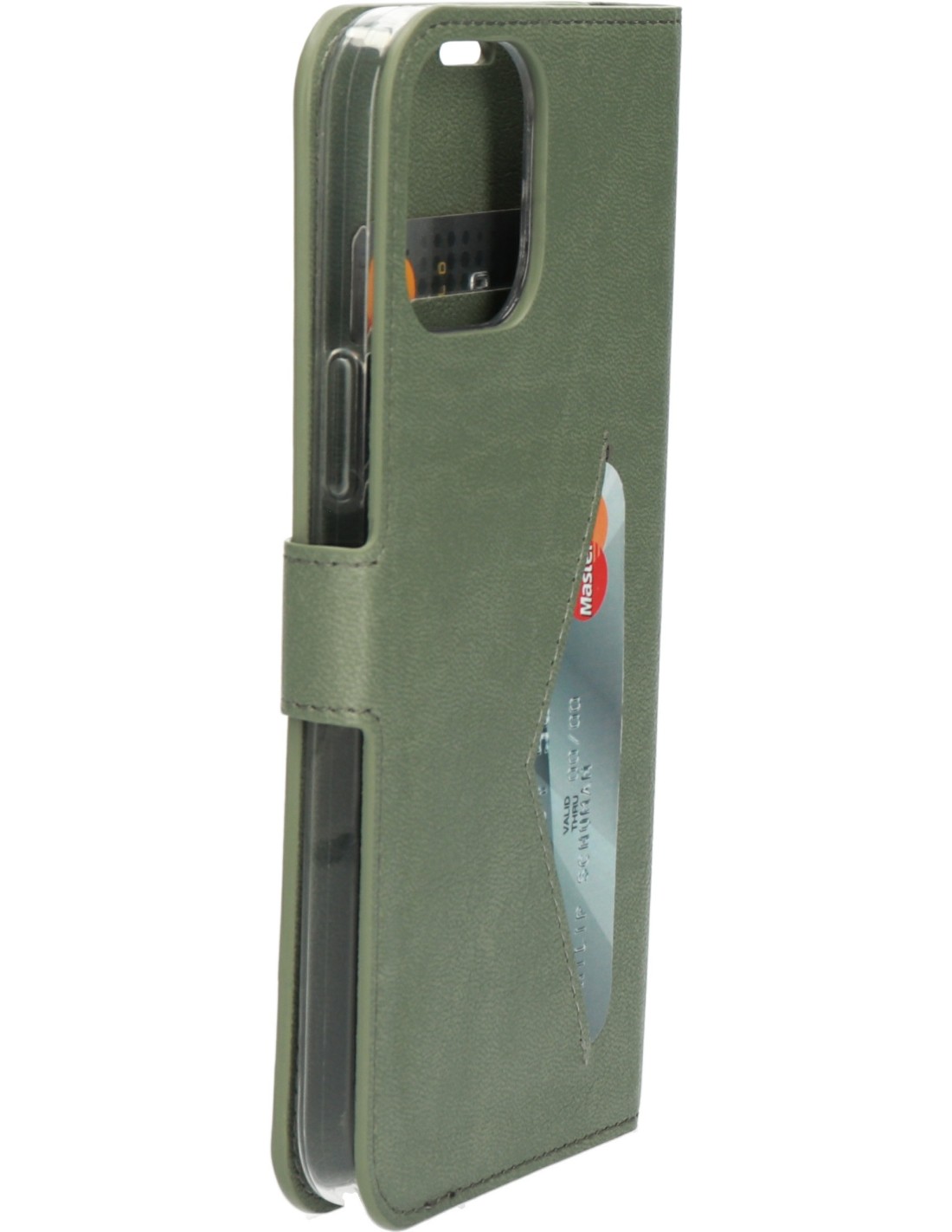 Mobiparts Classic Wallet Case Apple iPhone 12 Pro Max Stone Green