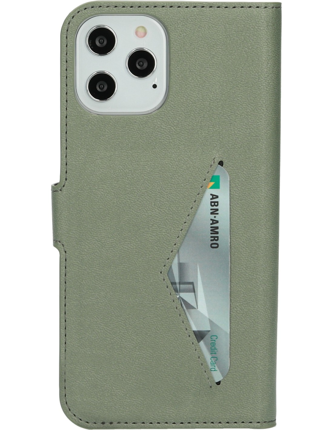Mobiparts Classic Wallet Case Apple iPhone 12 Pro Max Stone Green