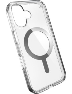Speck Presidio Perfect Clear + MS Apple iPhone 16 Clear - with Microban
