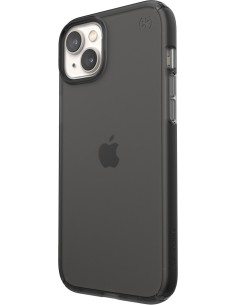 Speck Presidio Perfect Clear Mist Apple iPhone 14 Plus 15 Plus Obsidian Black - with Microban 2