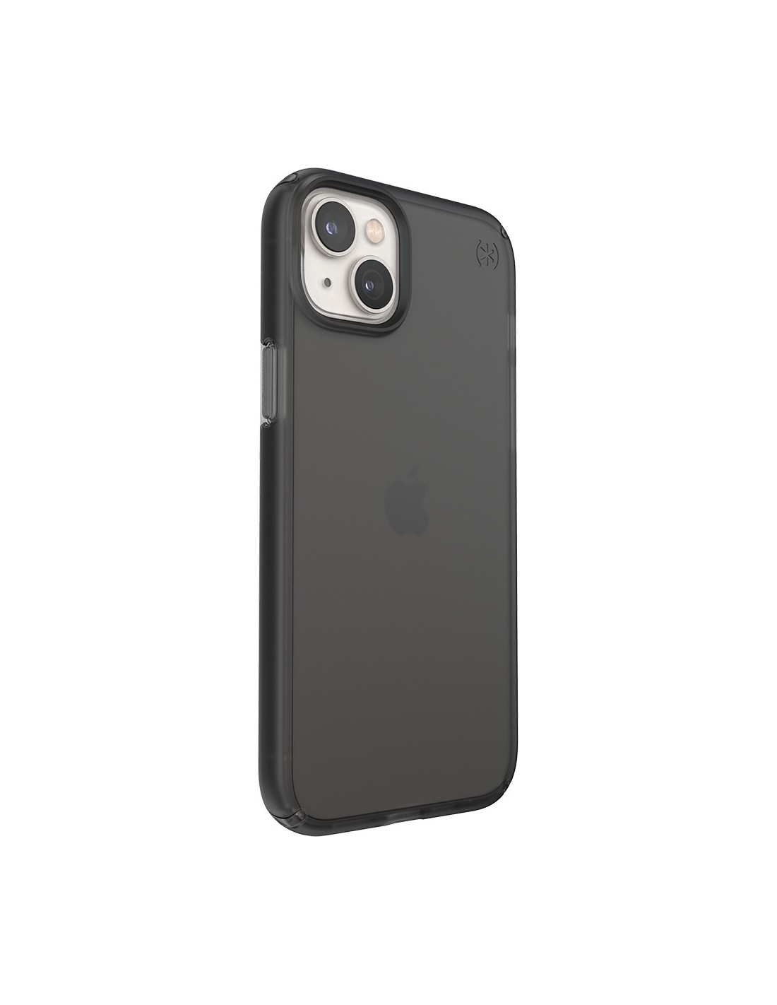 Speck Presidio Perfect Clear Mist Apple iPhone 14 Plus 15 Plus Obsidian Black - with Microban