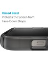 Speck Presidio Perfect Clear Mist Apple iPhone 14 Plus 15 Plus Obsidian Black - with Microban
