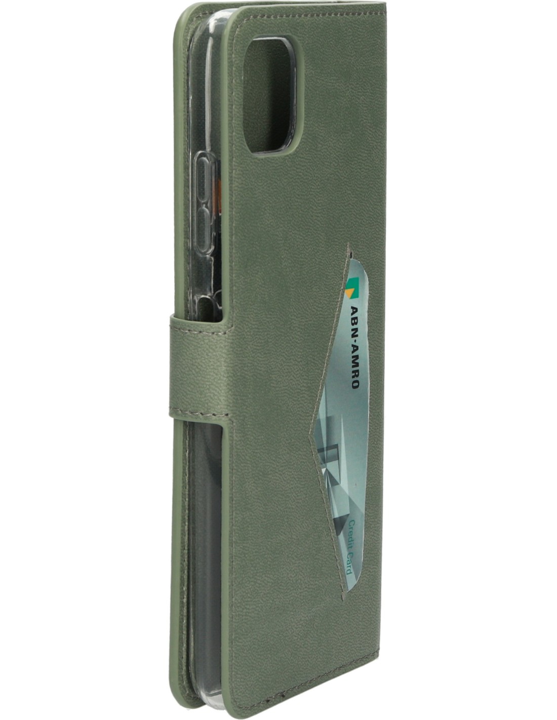 Mobiparts Classic Wallet Case Samsung Galaxy A22 5G (2021) Stone Green