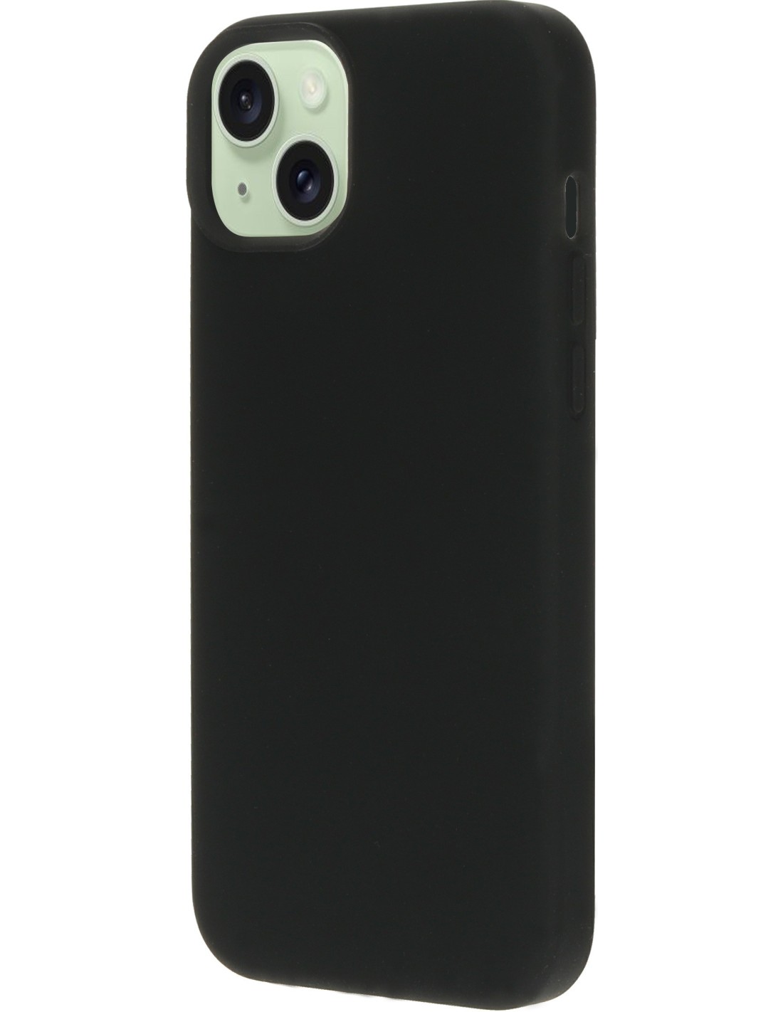 Mobiparts Silicone  Cover Apple iPhone 15 Plus Black (Magsafe Compatible)