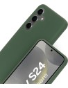 Mobiparts Silicone Cover Samsung Galaxy S24 Forest Green