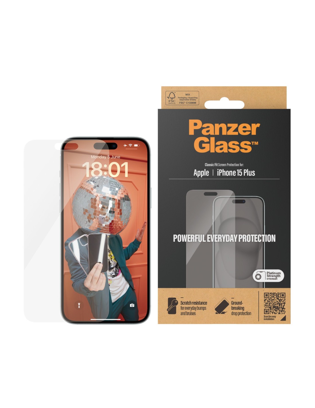 Panzerglass Apple iPhone 15 Plus - Super+ Glass