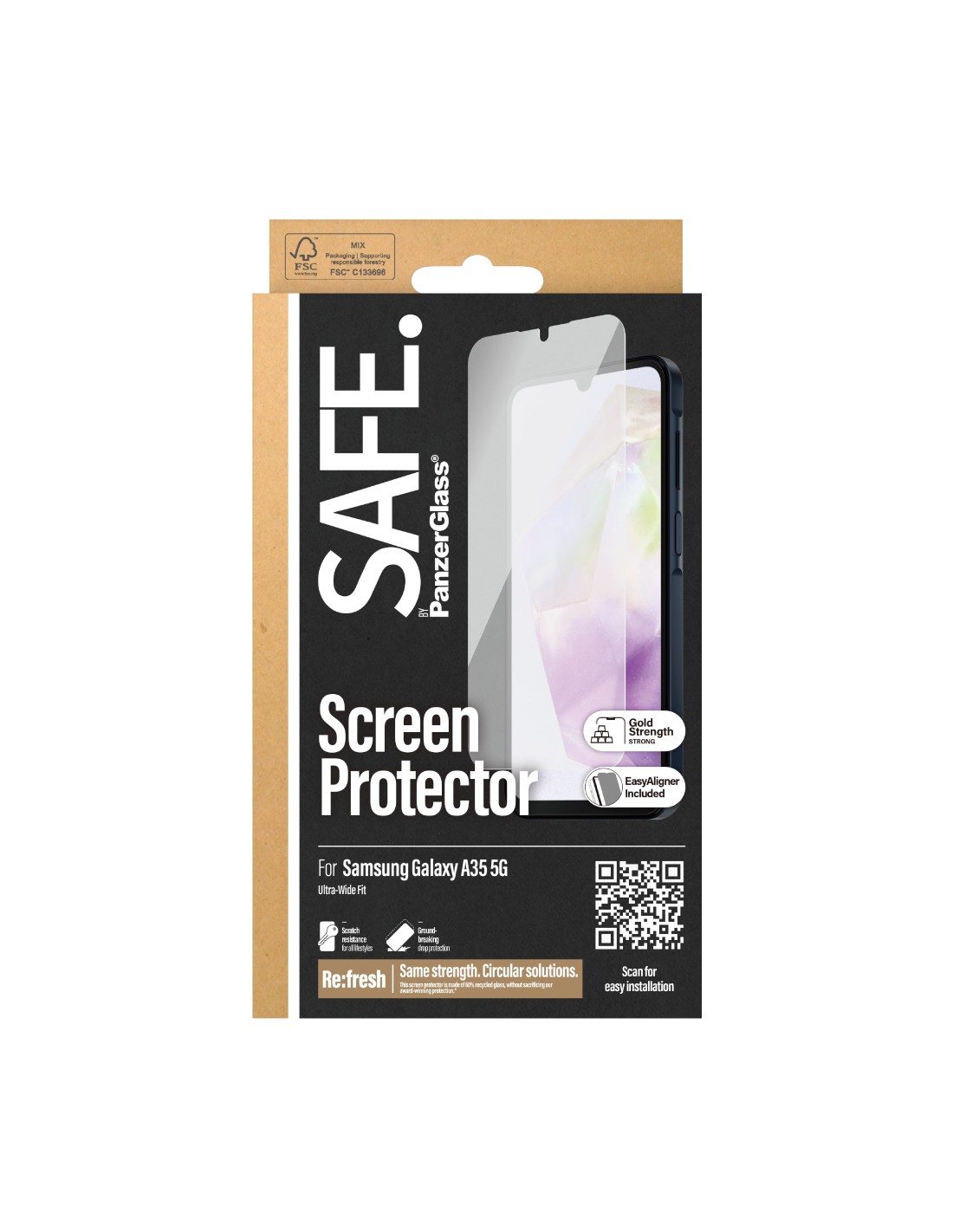 SAFE by Panzerglass Samsung Galaxy A35 5G - Ultra-Wide-Fit