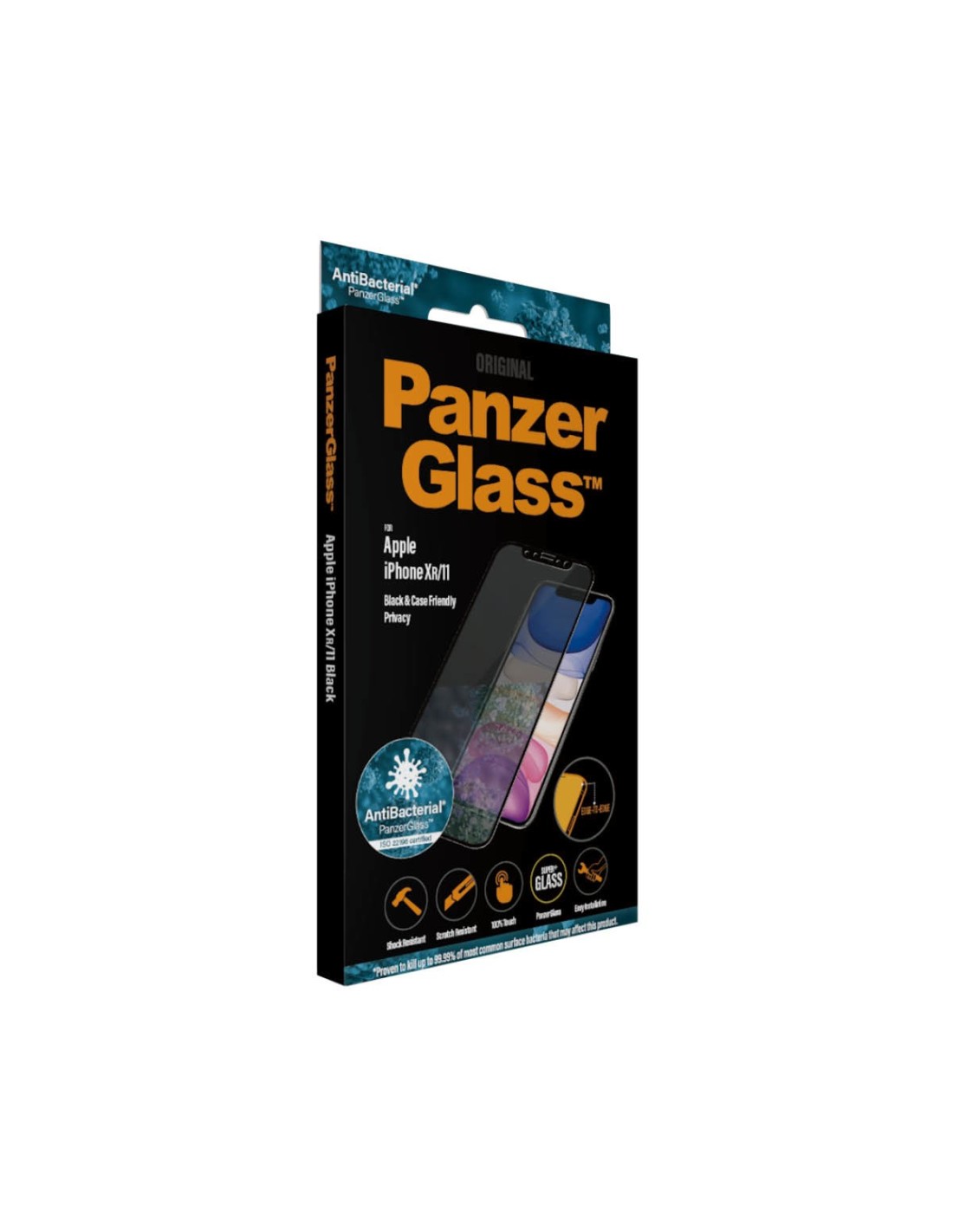 PanzerGlass Apple iPhone XR iPhone 11 Black CF Privacy Glass