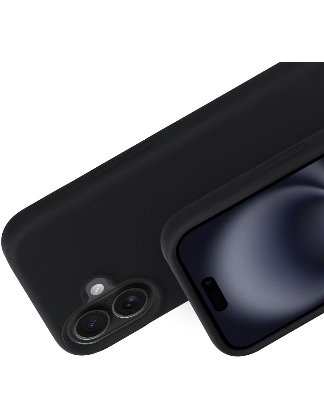 Mobiparts Silicone Cover Apple iPhone 16 Black