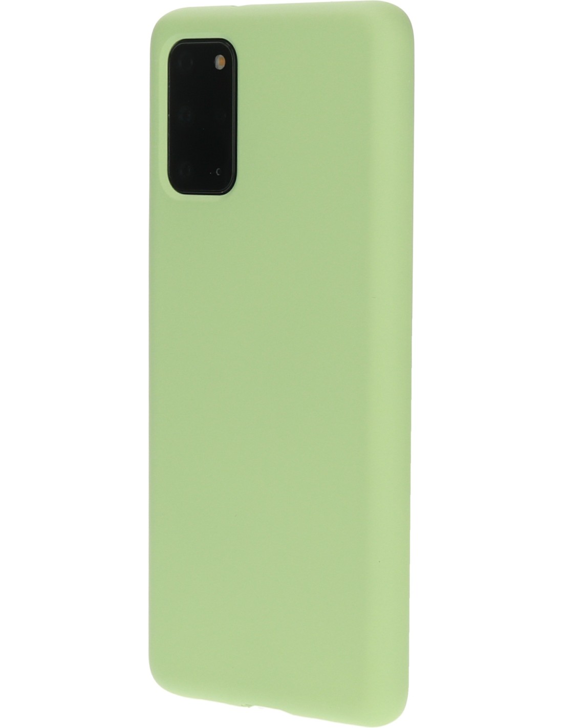 Mobiparts Silicone Cover Samsung Galaxy S20 Plus 4G 5G Pistache Green