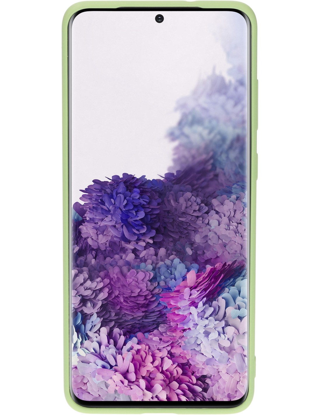 Mobiparts Silicone Cover Samsung Galaxy S20 Plus 4G 5G Pistache Green