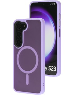 Mobiparts Hardcover Samsung Galaxy S23 Satin Lila (Magsafe Compatible)