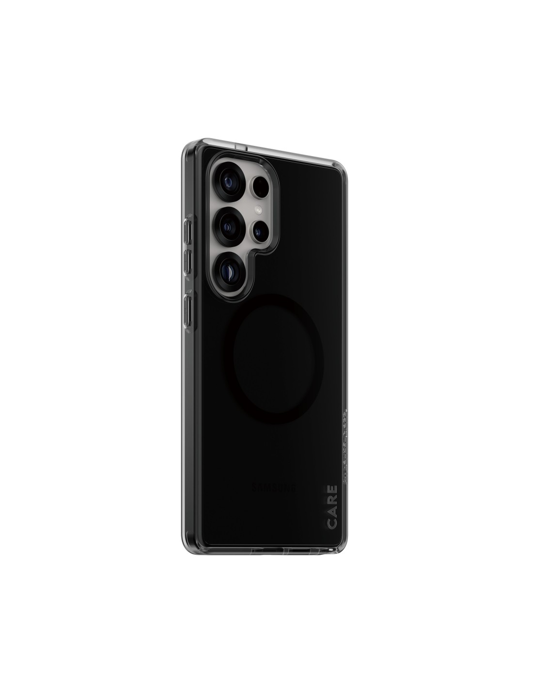 CARE by PanzerGlass Flagship Case Smokey Urban Combat w. Black QI Module Samsung S25 Ultra