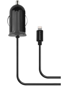 Mobiparts Car Charger Apple Lightning 2.4A Black