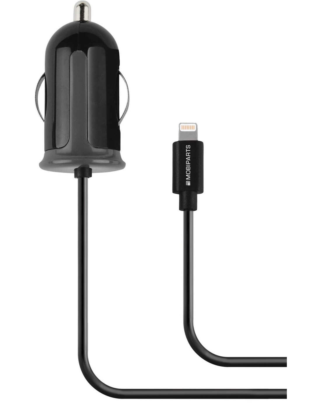 Mobiparts Car Charger Apple Lightning 2.4A Black