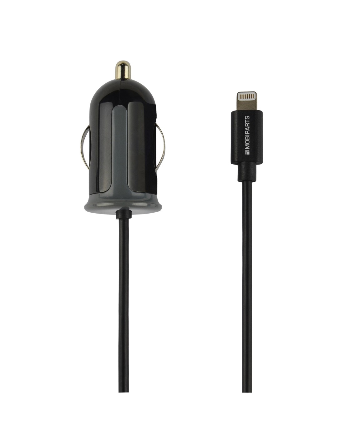 Mobiparts Car Charger Apple Lightning 2.4A Black