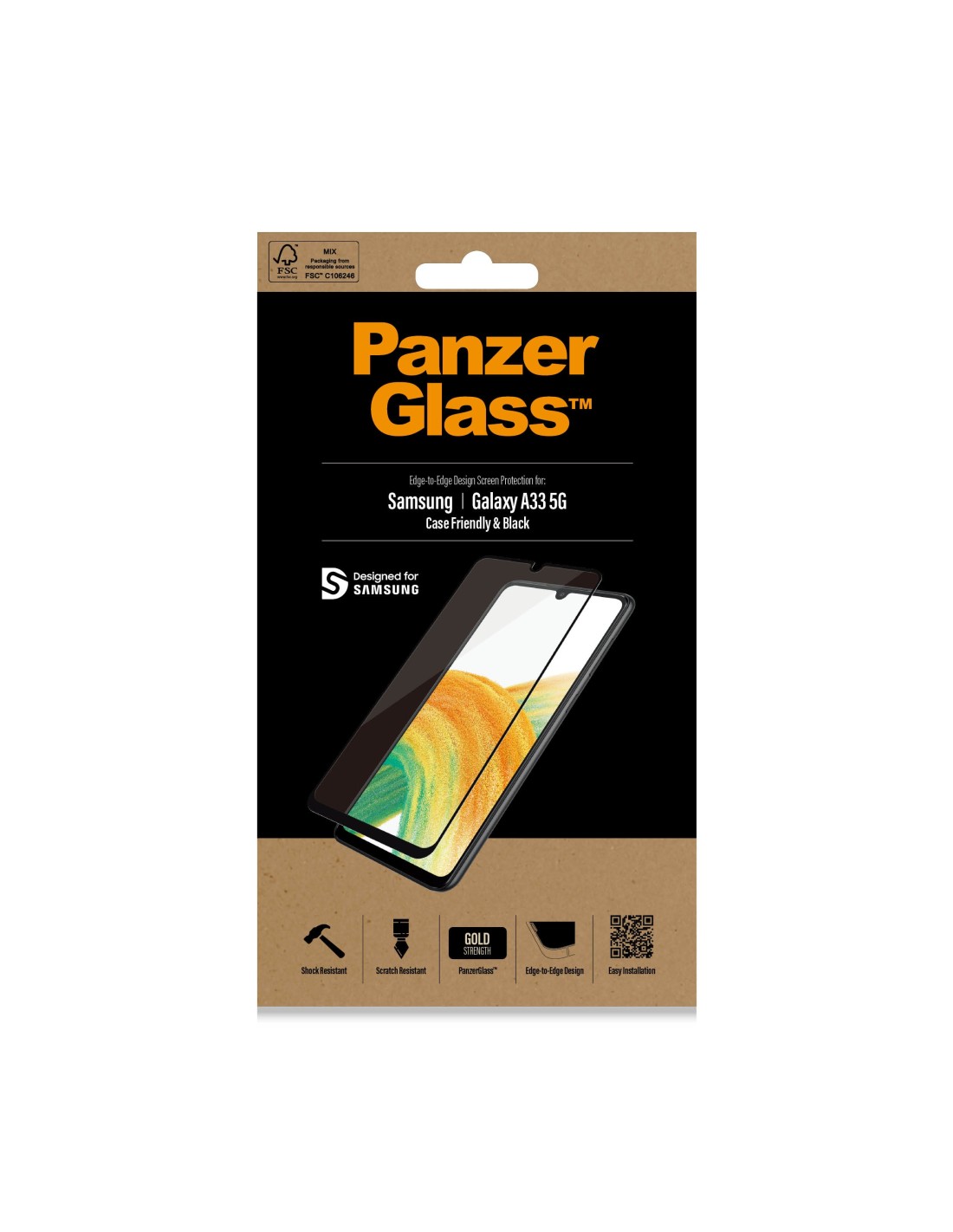 PanzerGlass Samsung Galaxy A33 5G Black CF Super + Glass