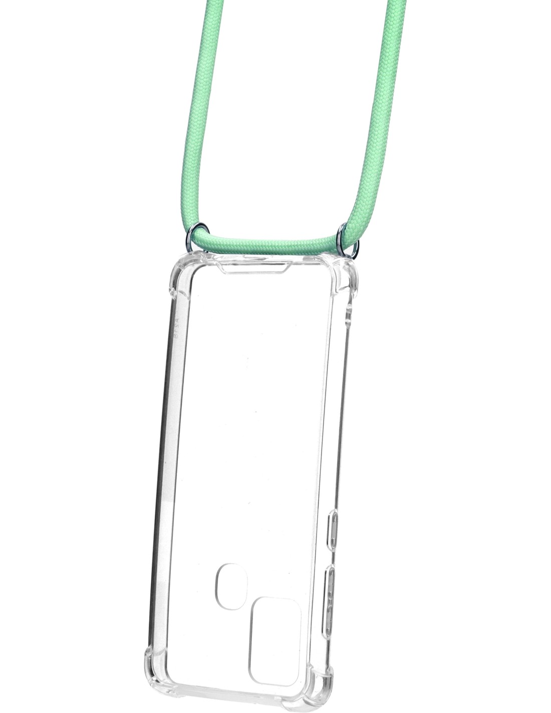 Mobiparts Lanyard Case Samsung Galaxy A21s (2020) Green Cord