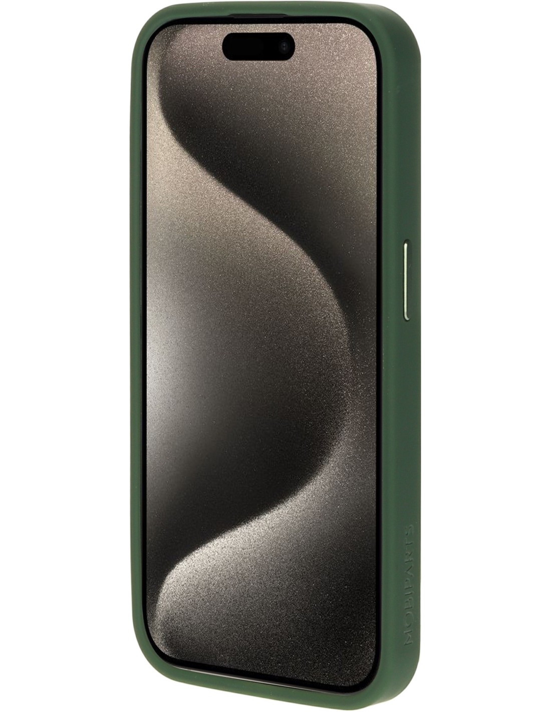 Mobiparts Hardcover Apple iPhone 15 Pro Satin Green (Magsafe Compatible)