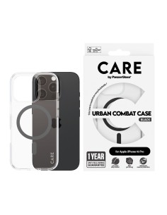 CARE by PanzerGlass Flagship Case Transparent Urban Combat w. Black MagSafe iPhone 16 Pro 2