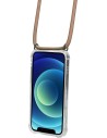 Mobiparts Lanyard Case Apple iPhone 12 Mini Nude Cord
