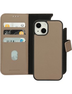 Mobiparts Leather 2 in 1 Wallet Case Apple iPhone 14 Taupe