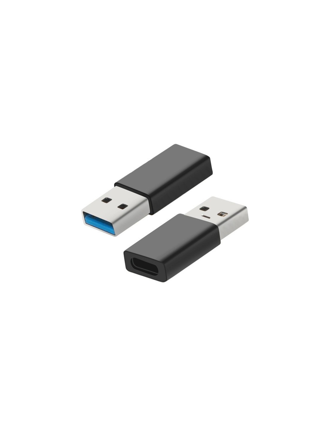 Mobiparts USB-C Female to USB-A Adapter Black (Bulk)