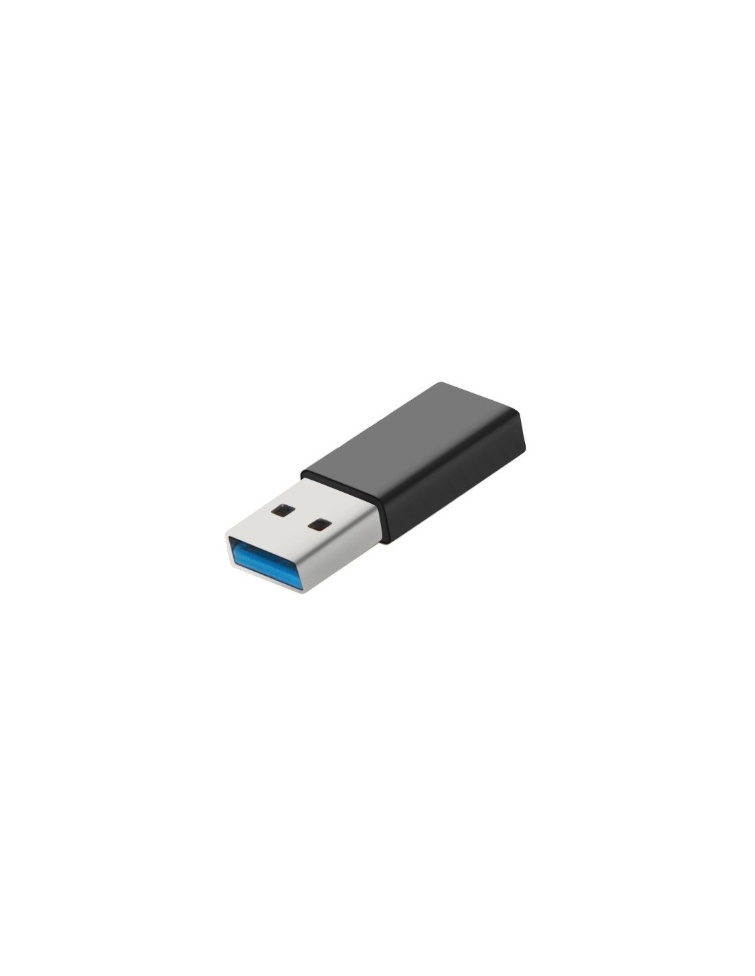 Mobiparts USB-C Female to USB-A Adapter Black (Bulk)